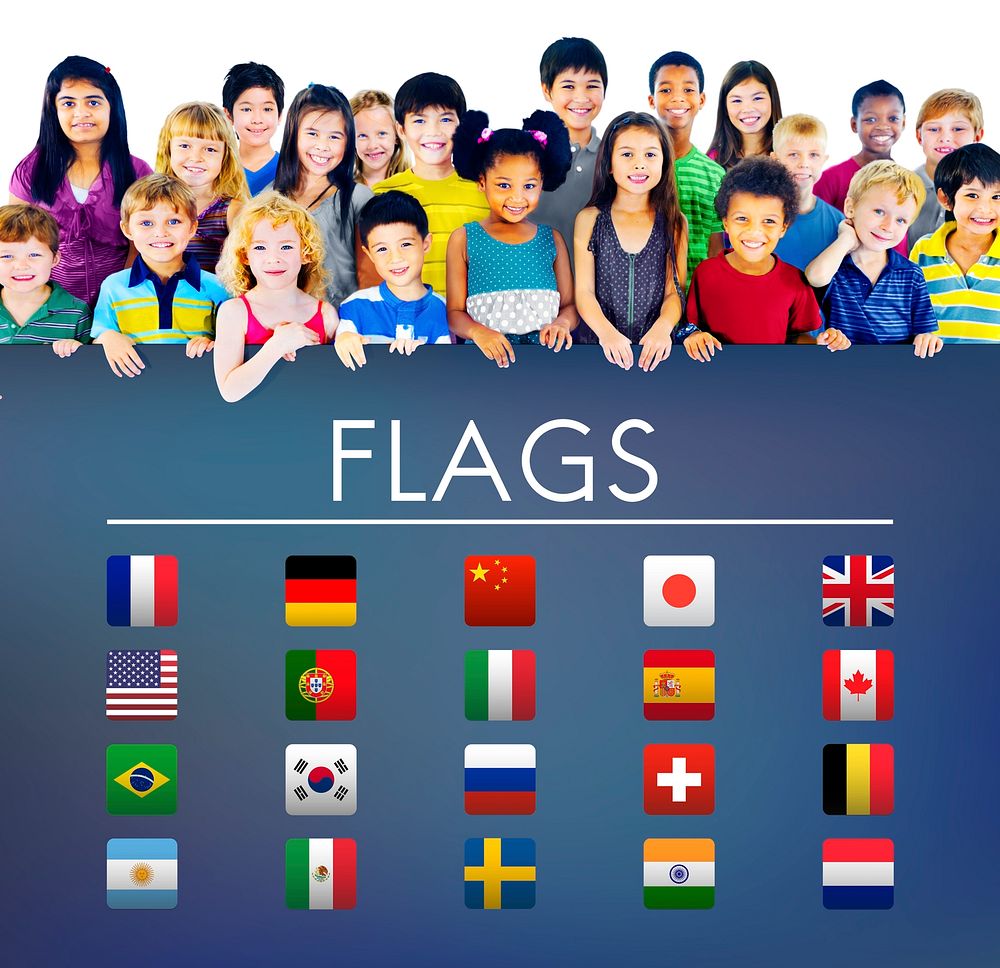 Flag Countries Foreign International Symbol Concept