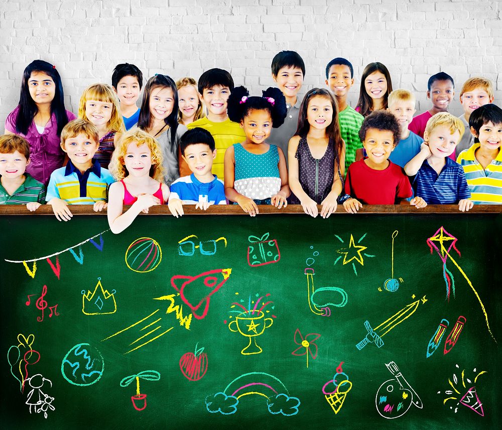 Kids Childhood Leisure Activity Education Concept