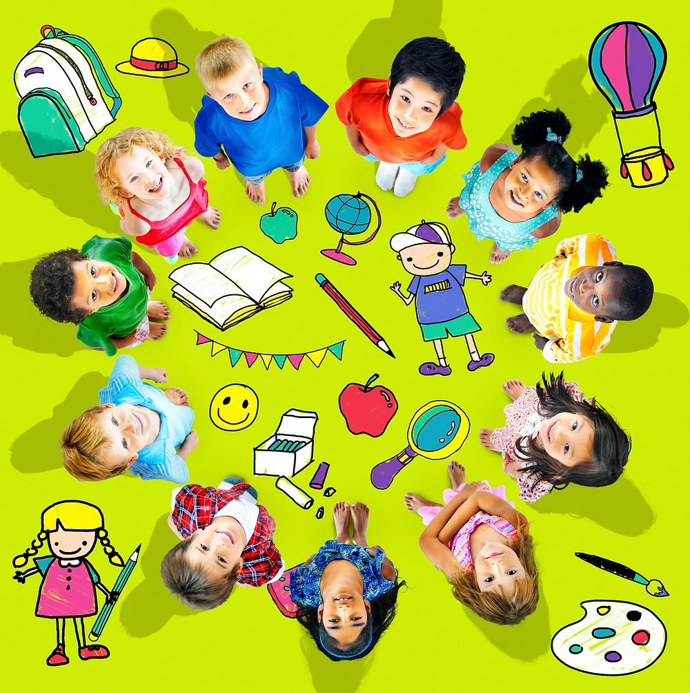 Kids School Education Toys Stuff Young Concept