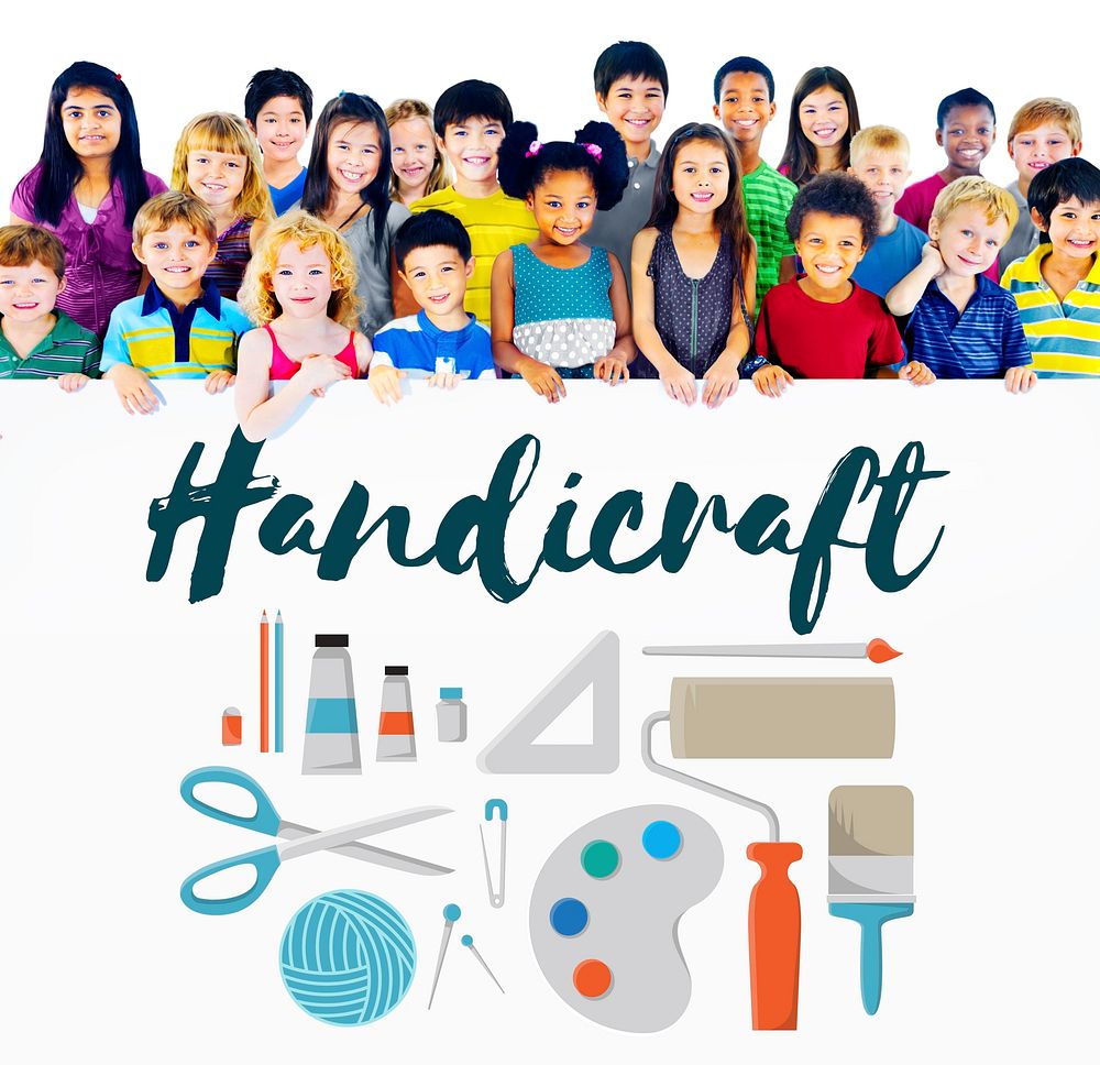 Handicraft Handmade Handiwork Art Design Ideas Concept