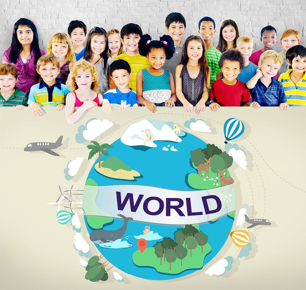 World Worldwide Society Global Community Connection Concept