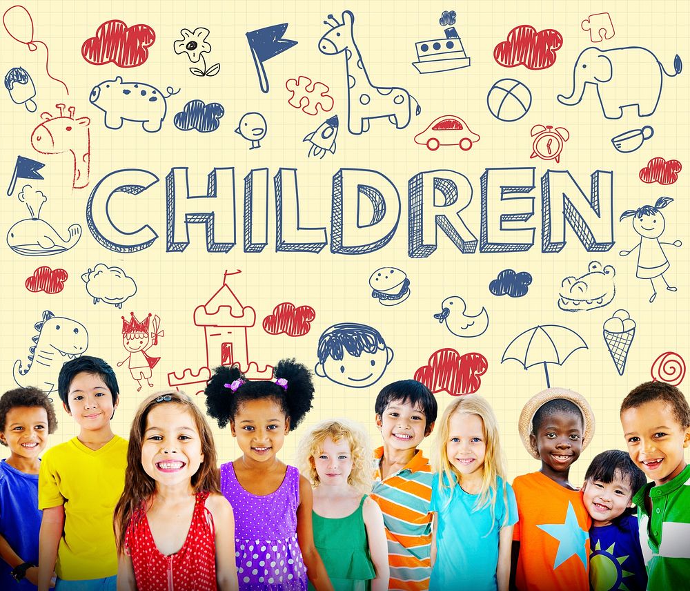 Kids Children Joy Happy Child Concept