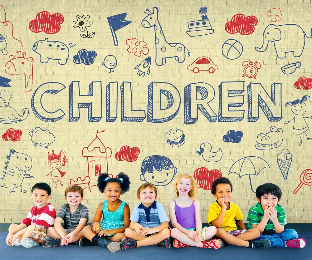 Kids Children Joy Happy Child Concept