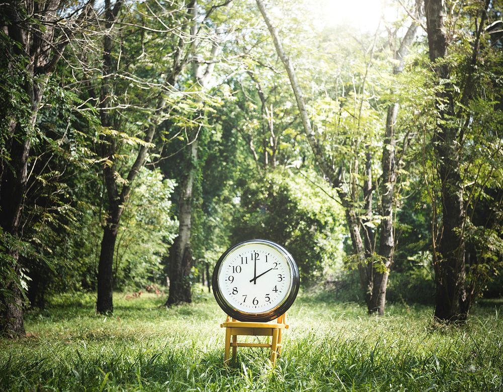 Clock Day 2PM Minute Nature Inspiration Time Concept