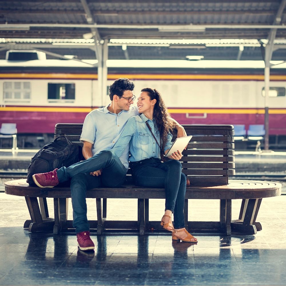 Couple Travel Destination Journey Togetherness Concept