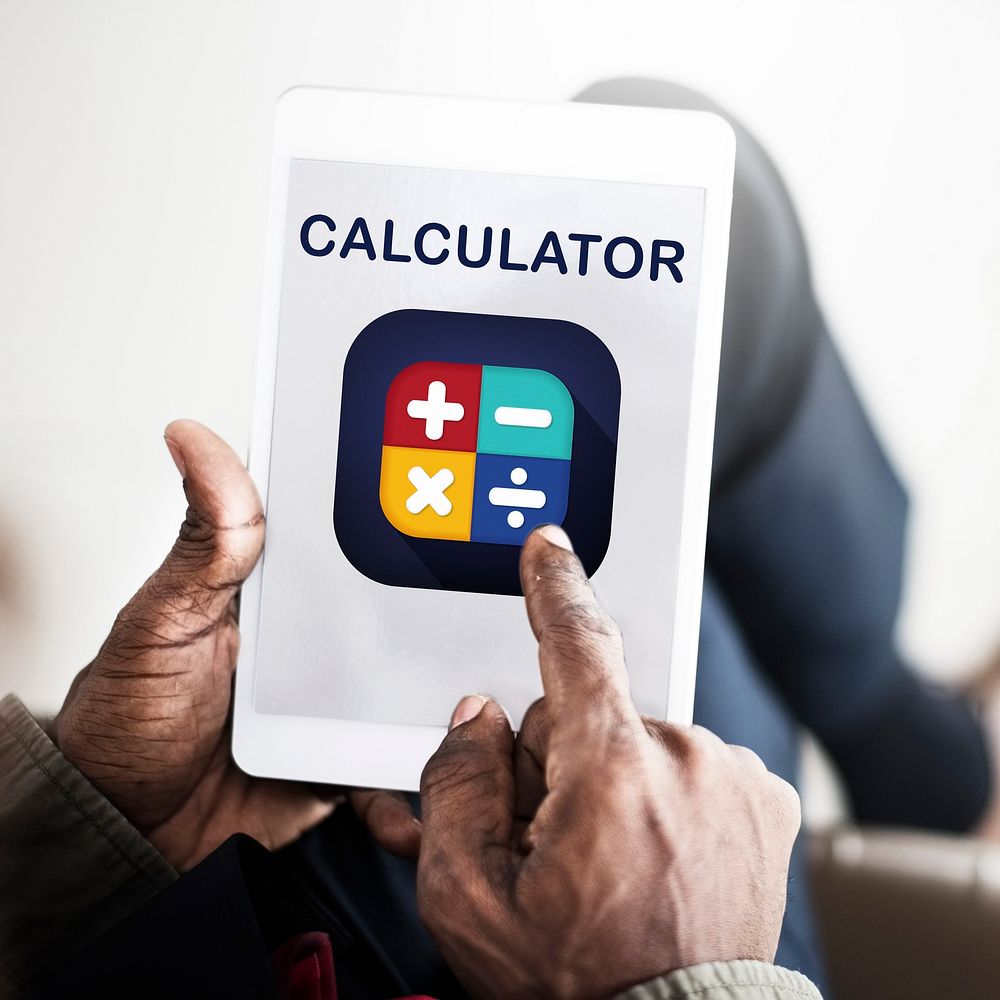 Calculator Financial Function Buttons Concept