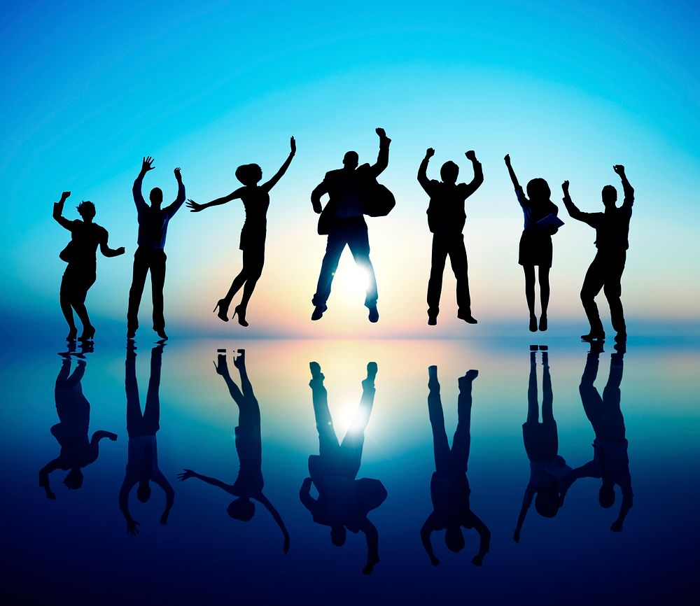 Group of Business People Celebration Success Concept