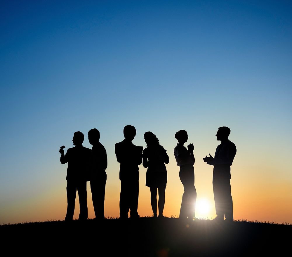 Group business people working outdoors. | Premium Photo - rawpixel