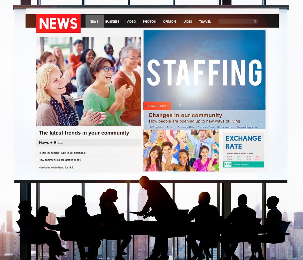 Staffing Human Resources Hiring Recruitment Company Concept