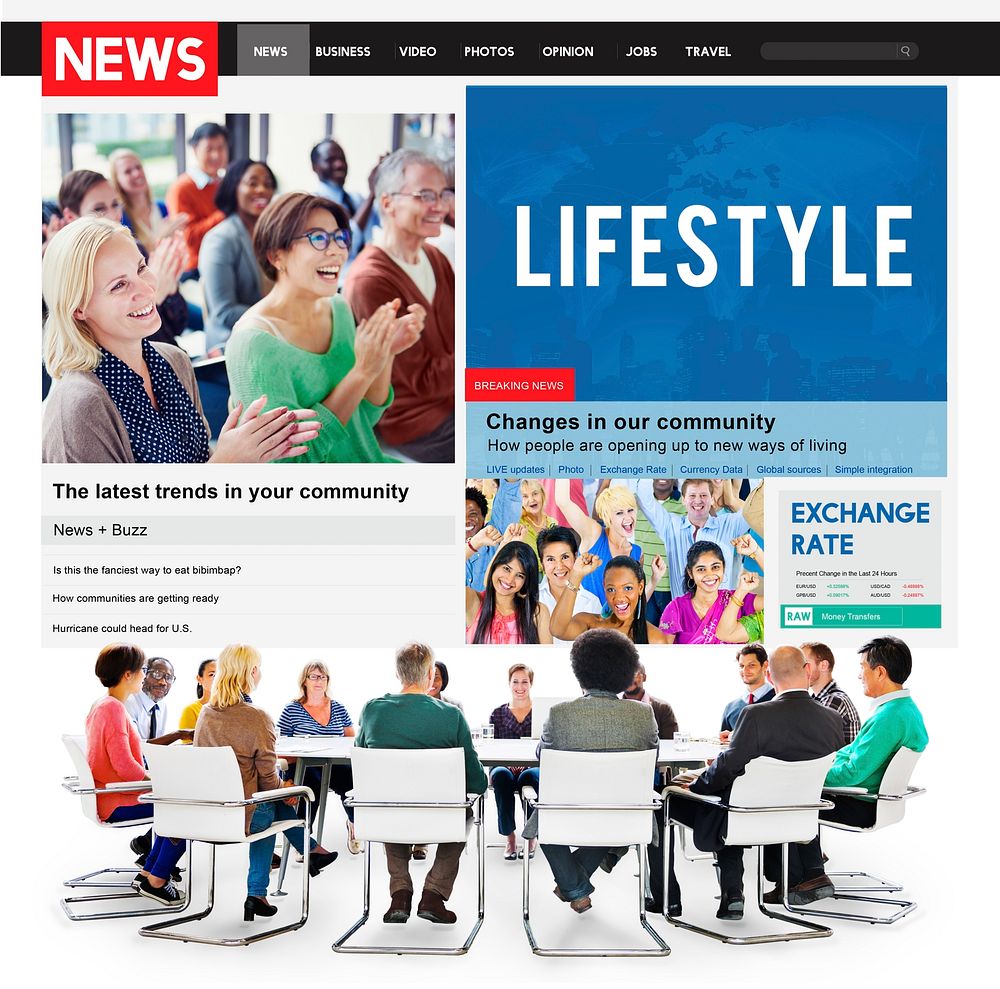 Lifestyle Behaviour News Feed Article Concept