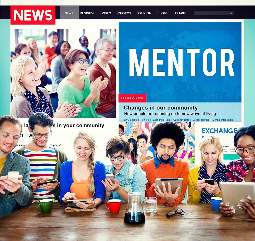 Mentor Mentoring Leadership Guide Coach Concept
