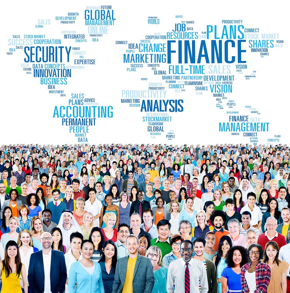 Finanace Security Global Analysis Management Accounting Concept