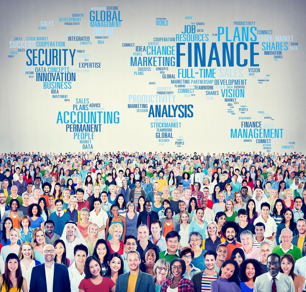 Finanace Security Global Analysis Management Accounting Concept