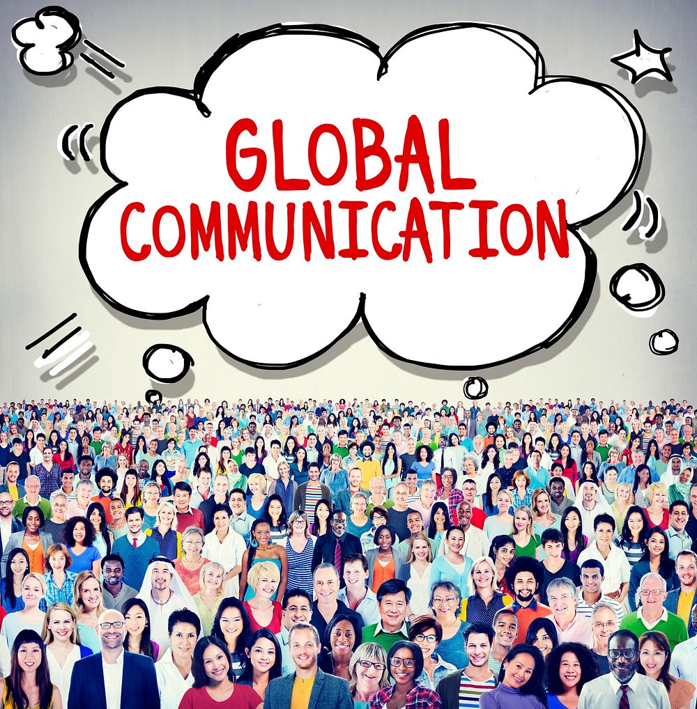 Global Communication Connection Community Concept