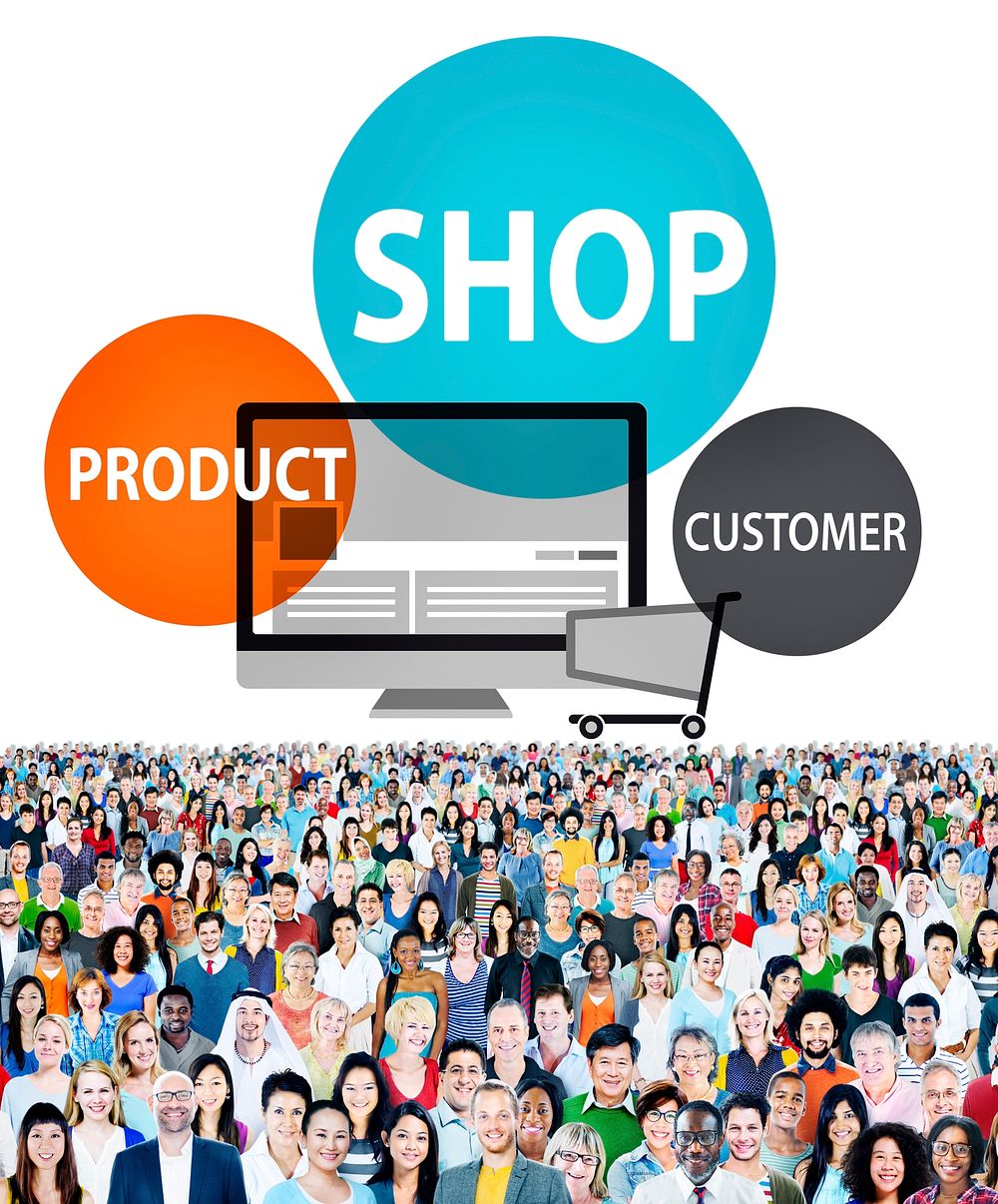 Shop Product Customer Buying Commercial Consumer Concept