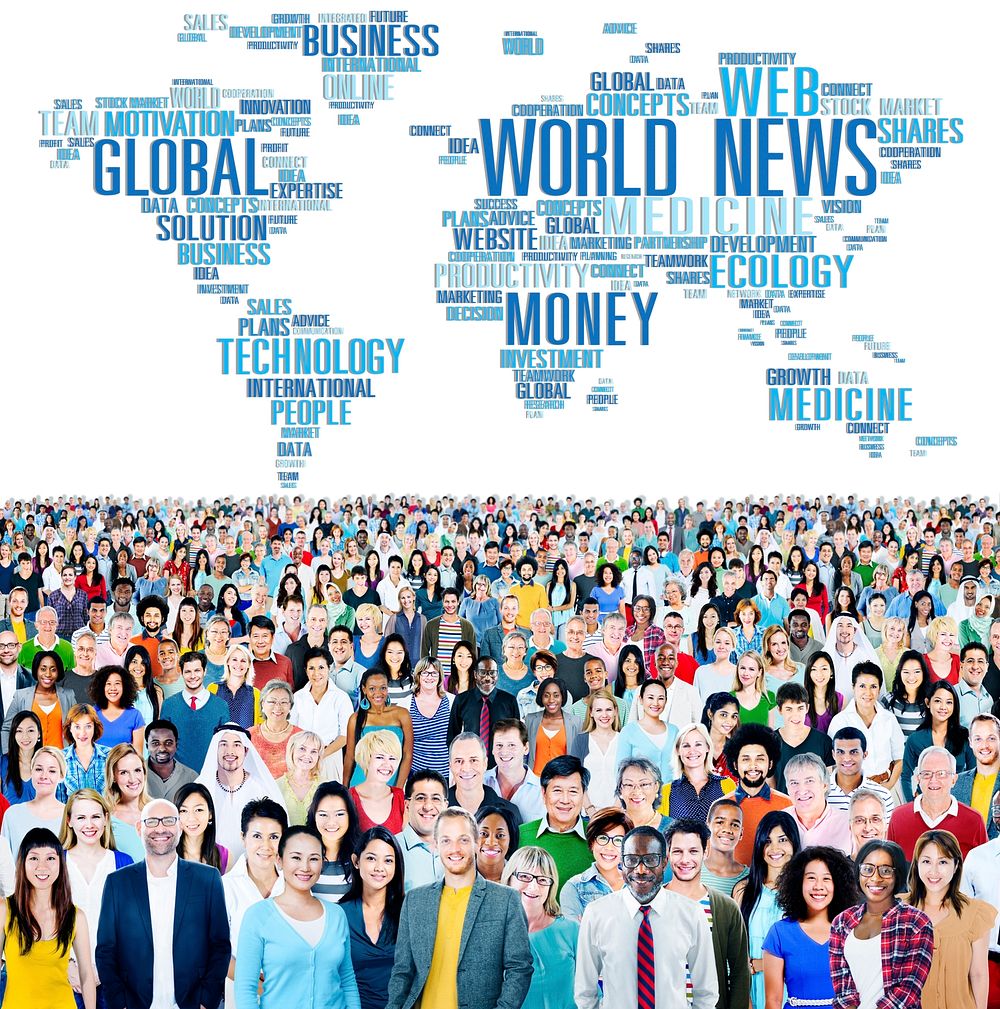 World News Globalization Advertising Event Media Infomation Concept