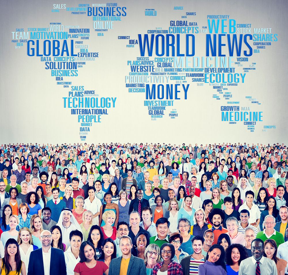World News Globalization Advertising Event Media Infomation Concept