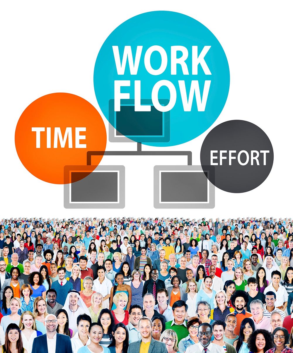 Workflow Effort Implement Efficiency Business Concept