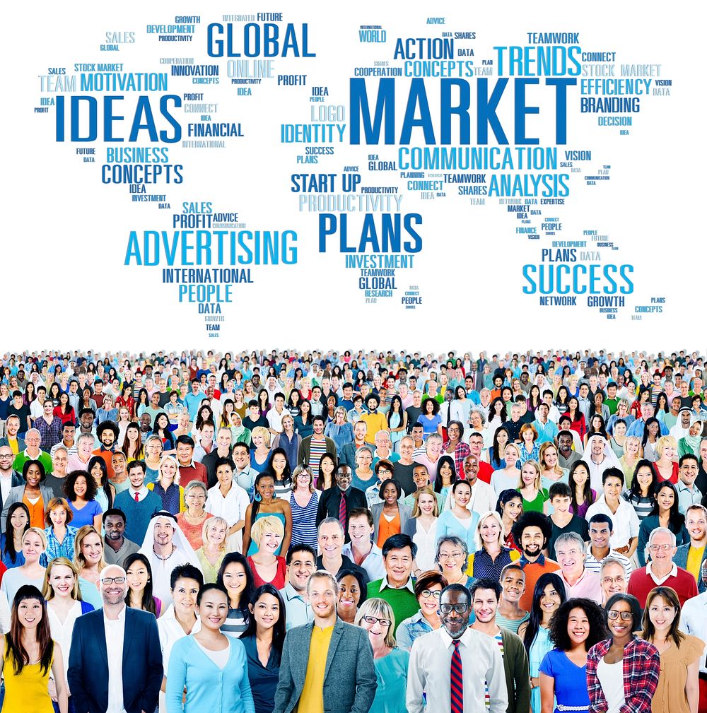 Market Plans Ideas Advertising Business Strategy Concept