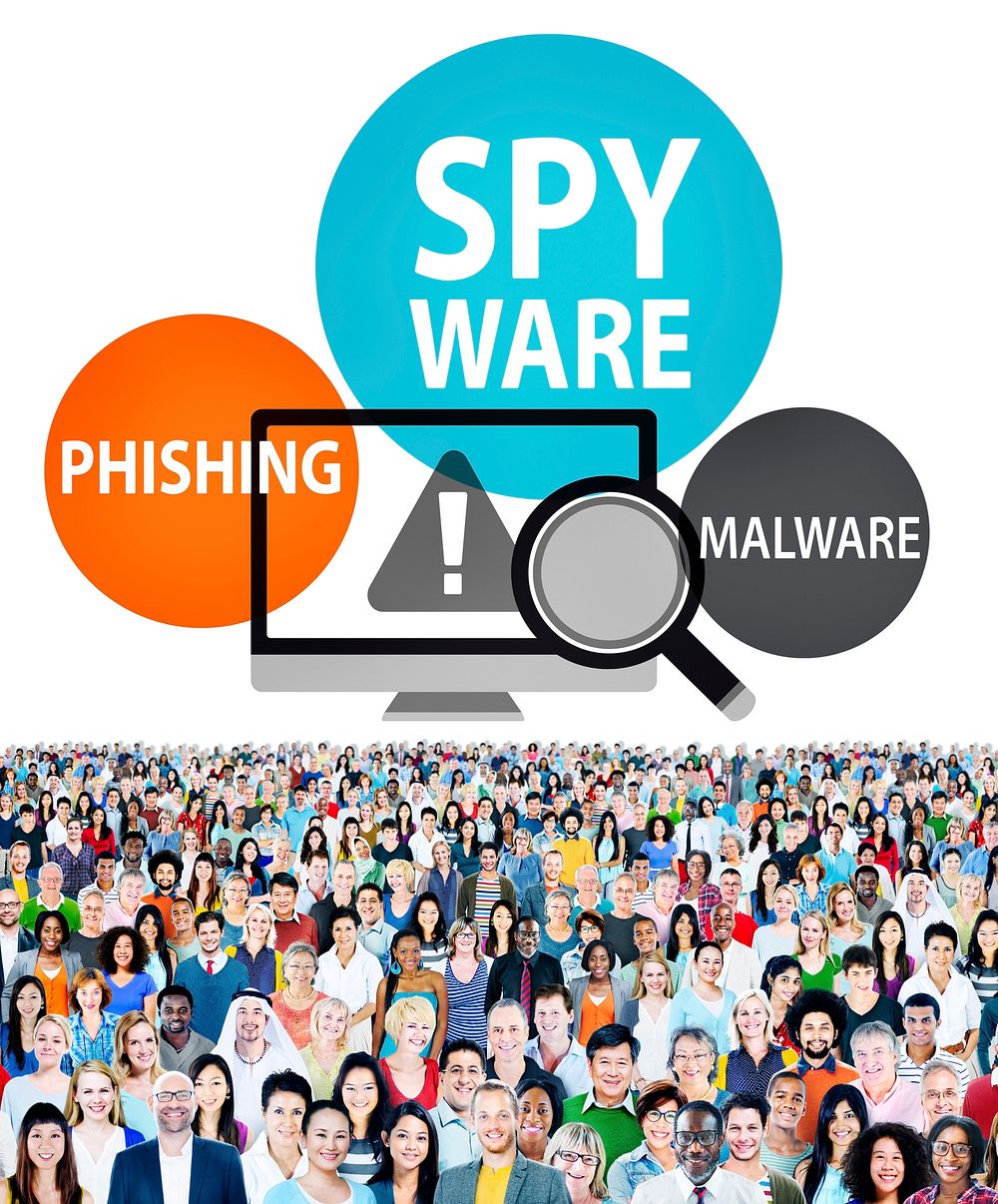 Spyware Hacking Phishing Malware Virus Concept