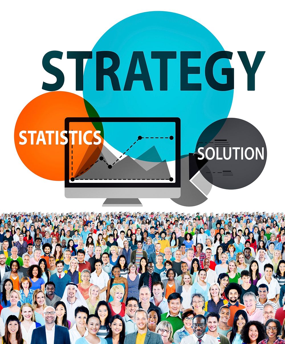 Strategy Solution Tactics Statistics Growth Concept