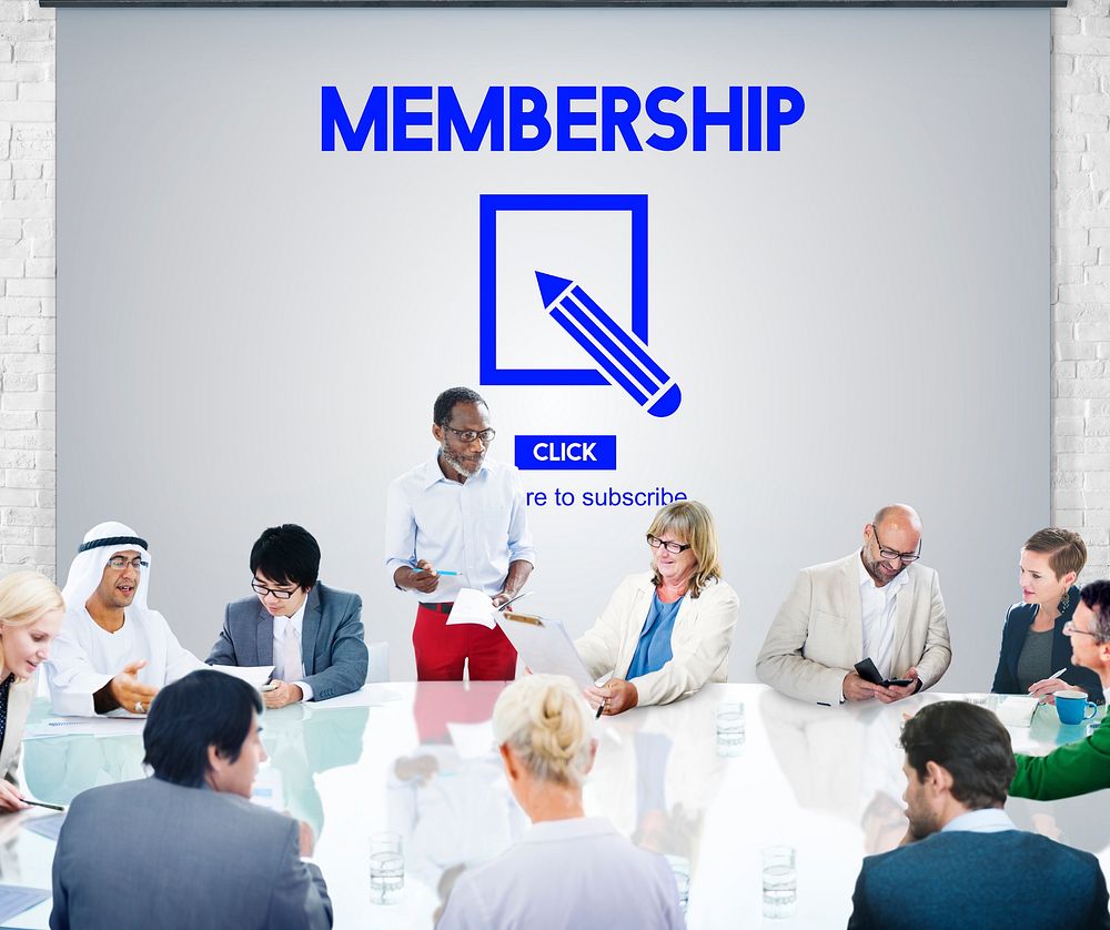 Membership Accept Join us Support Concept