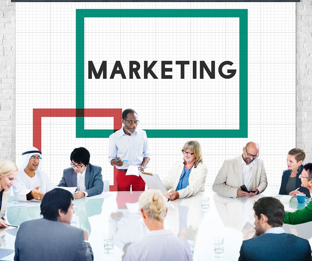 Market Marketing Advertisement Commercial Consumer Concept