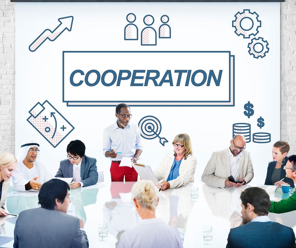 Cooperation Business Agreement Collaboration Graphic Concept