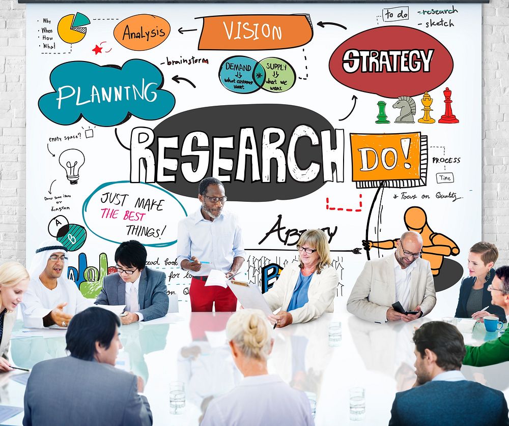 Research Plan Planning Ideas Business Concept