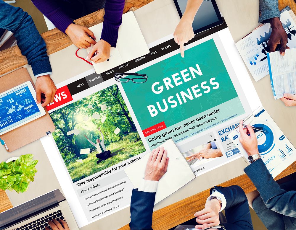 Green Business Earth Ecology Environment Concept