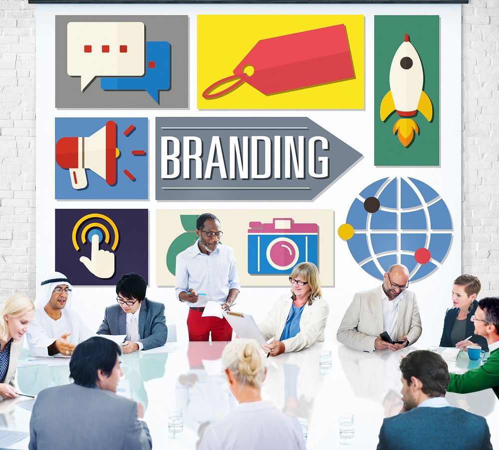 Branding Advertising Business Global Marketing Concept