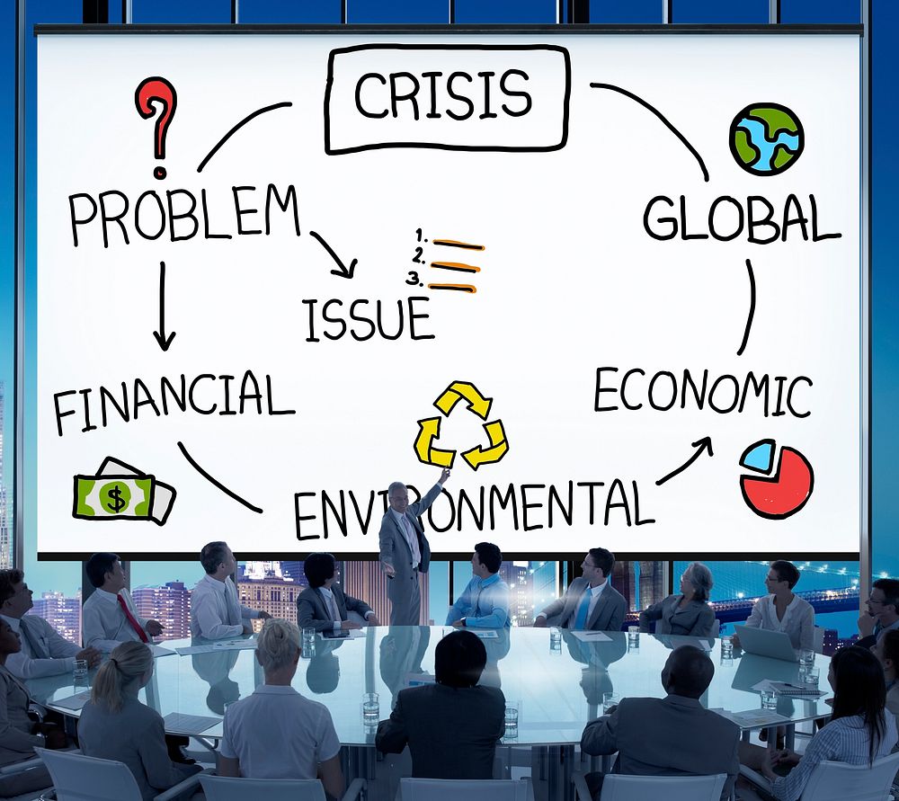 Crisis Economic Environmental Finance Global Concept