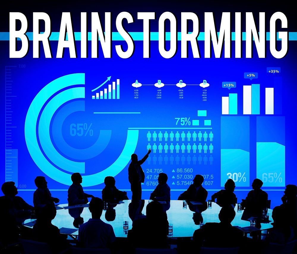 Brainstorming Brainstorm Sharing Thinking Analysis Concept