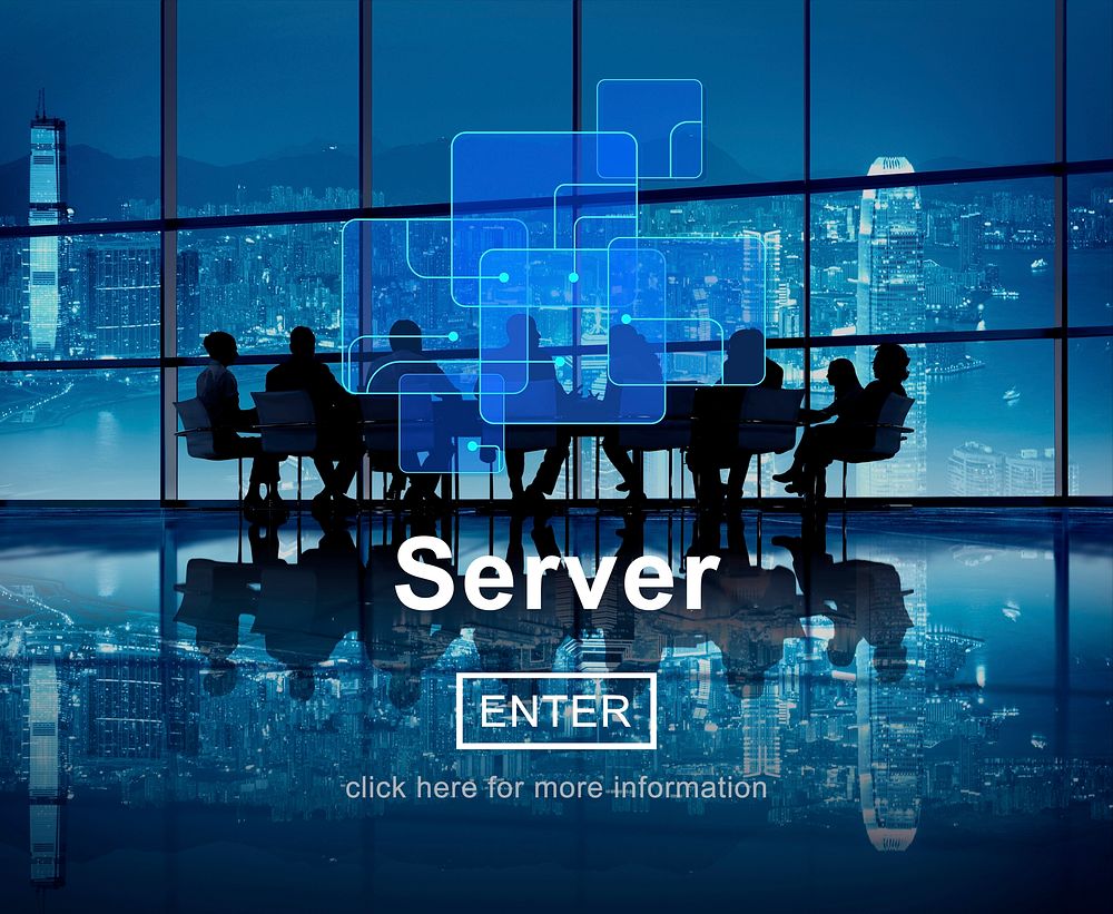 Server Technology Online Internet Database Concept