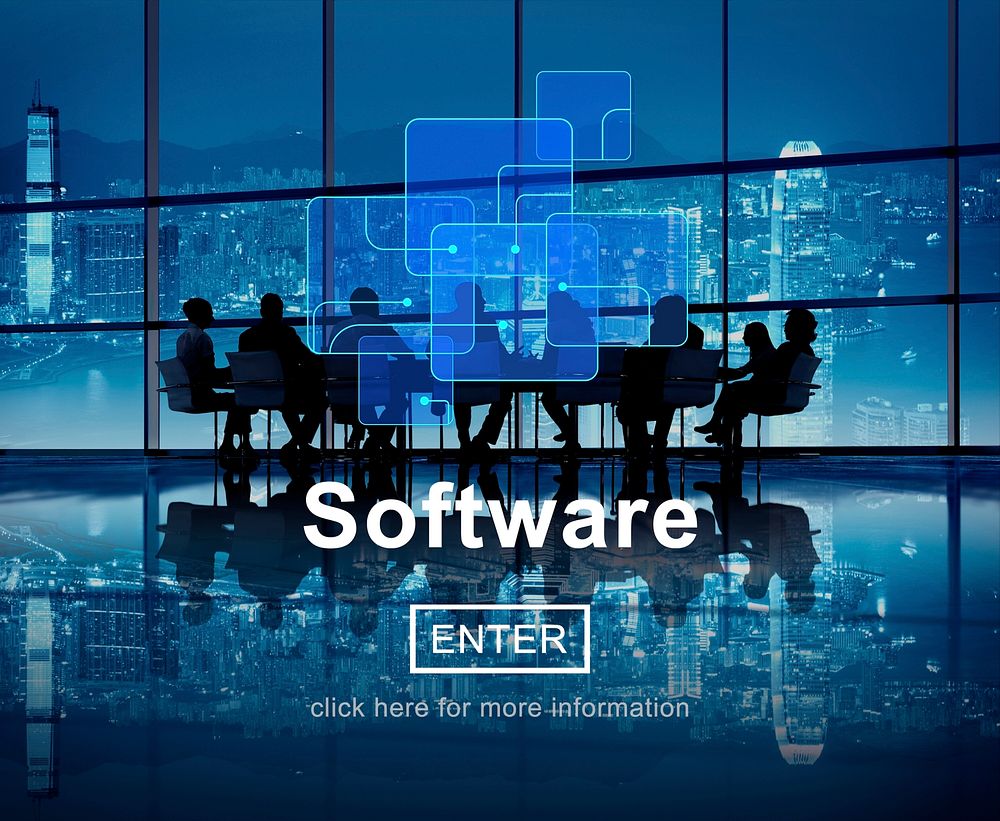 Software Development Program Technology Data Concept