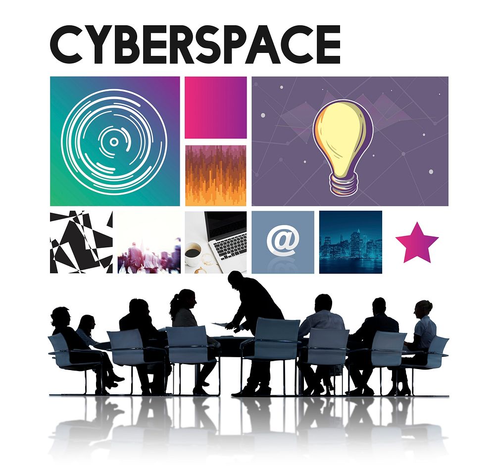 Cyberspace Technology Network Concept