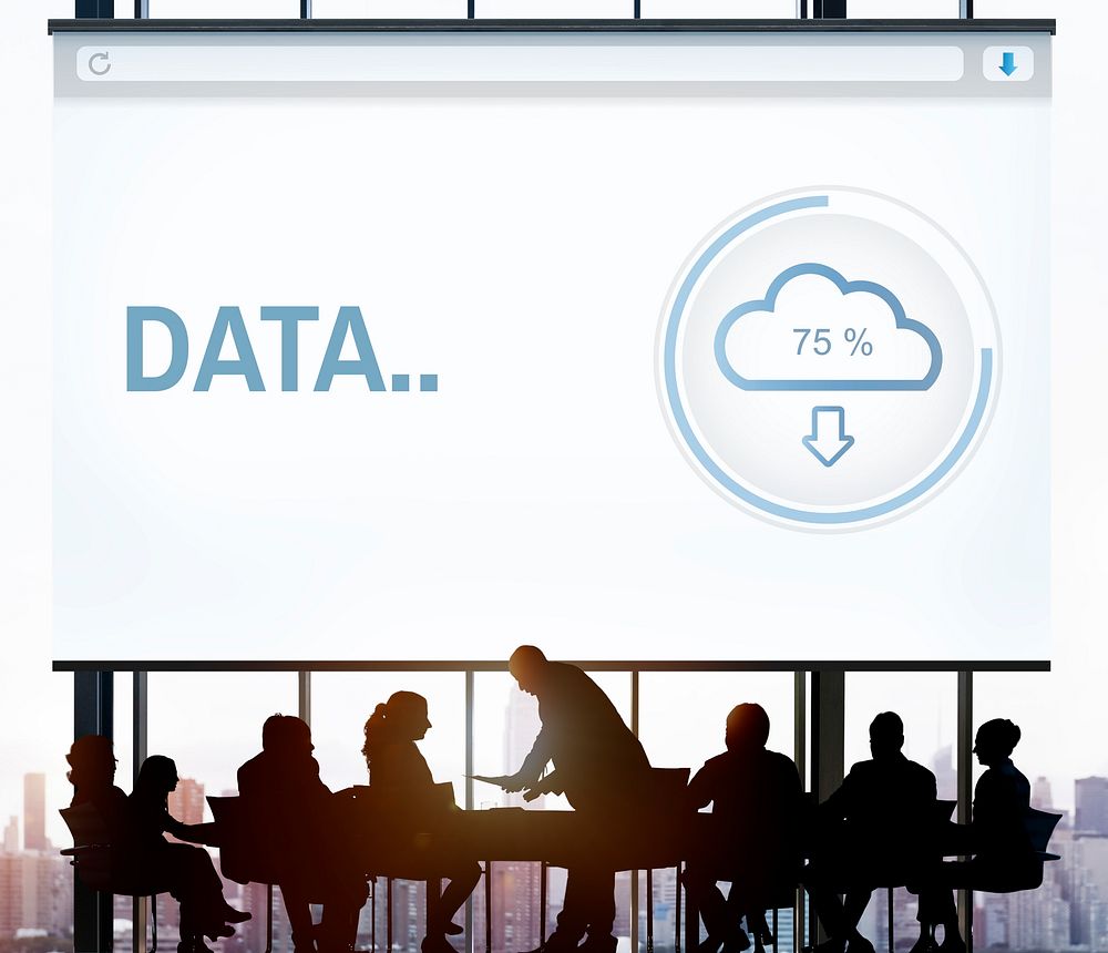 Data The Cloud Storage Information Concept