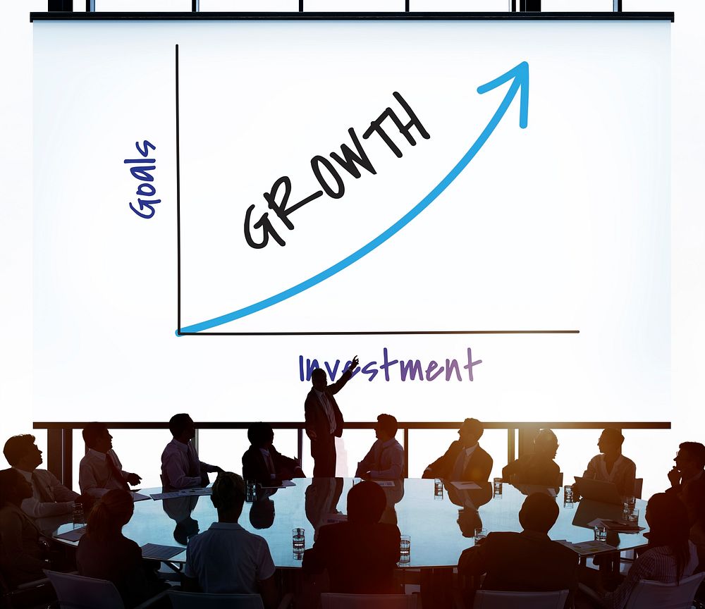 Business Success Graphic Upward Arrow