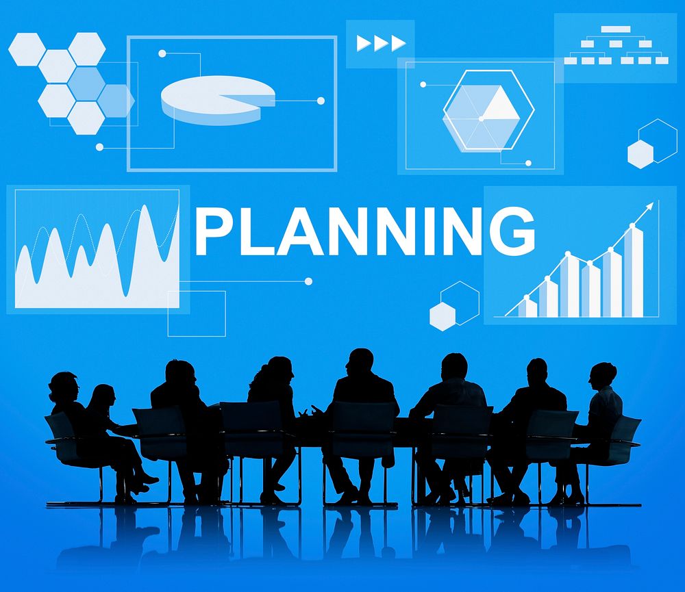 Planning Statistics Financial Marketing Growth Data Concept