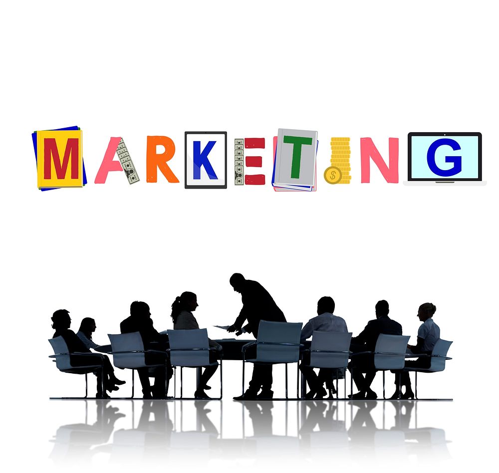 Marketing Strategy Business Commerce Solution Concept