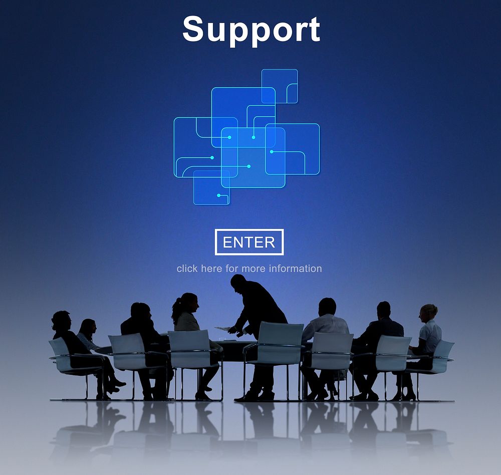 Support Community Aid Help Team Assistance Concept