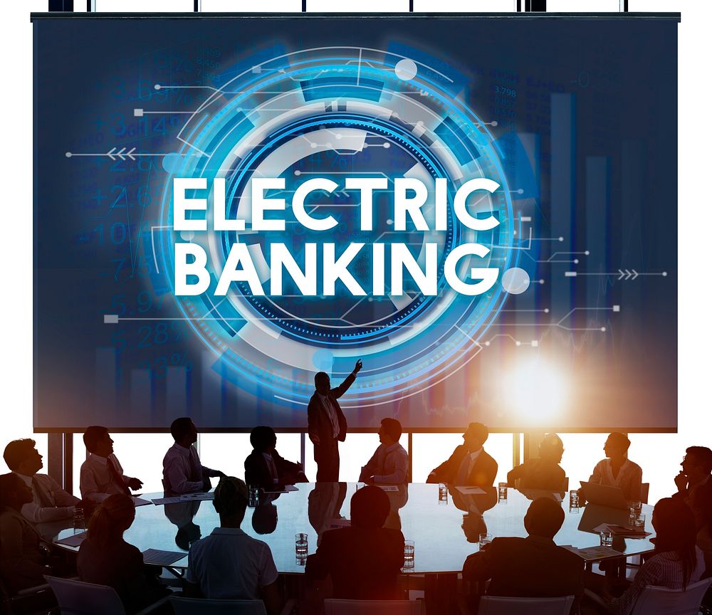 Electric Banking E-banking Technology Banking Concept