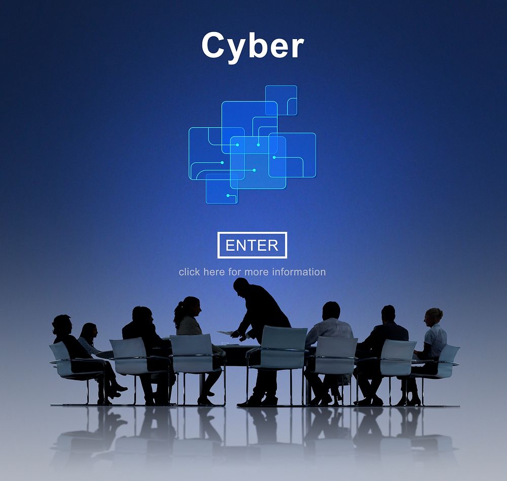 Cyber Cyberspace Connection Globalization Technology Concept