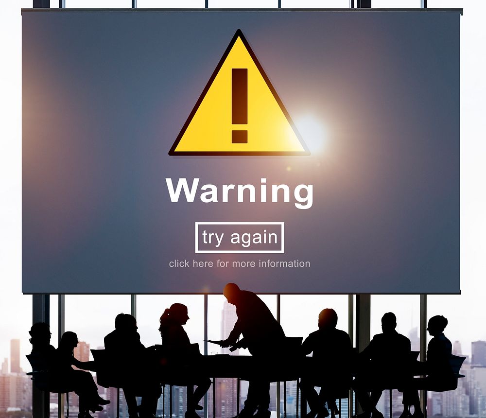 Warning Attention Alert Notification Security Sign Concept