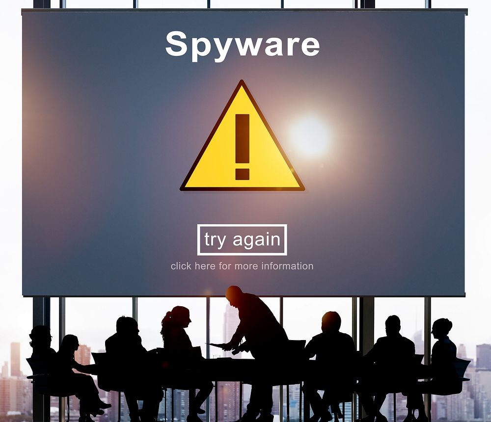 Spyware Computer Hacker Spam Phishing Malware Concept