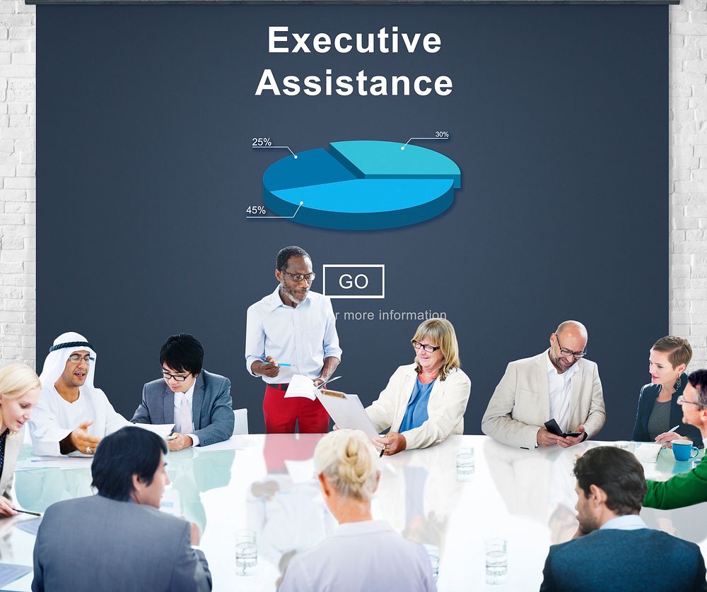 Executive Assistance Corporate Business Web Online Concept