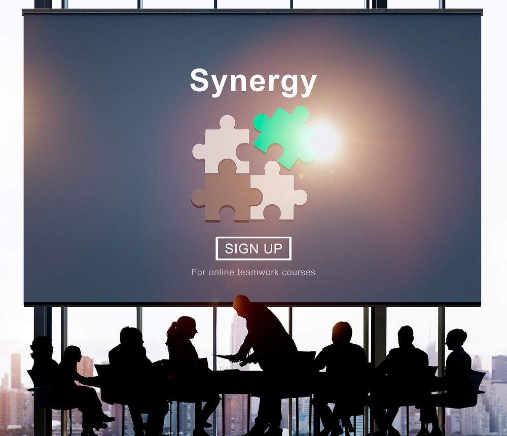 Synergy Teamwork Better Together Collaboration Concept