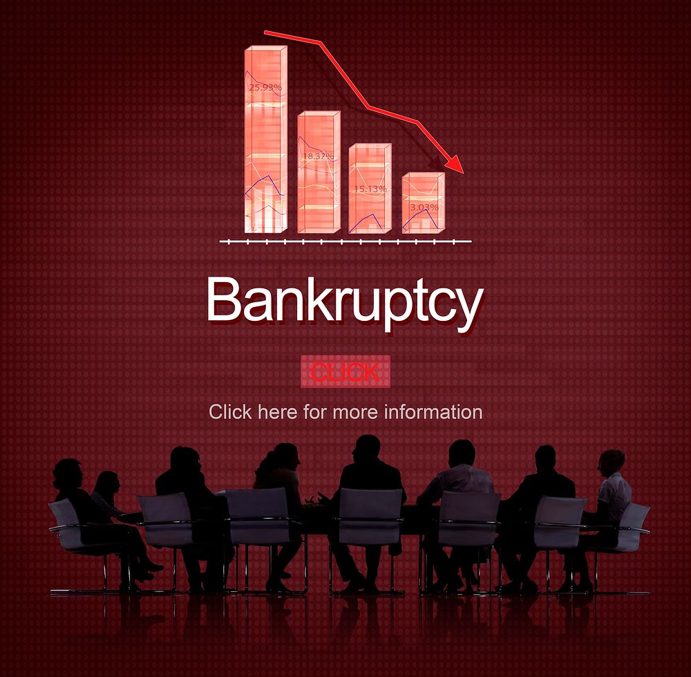 Bankruptcy Debt Loan Owed Payment Trouble Concept