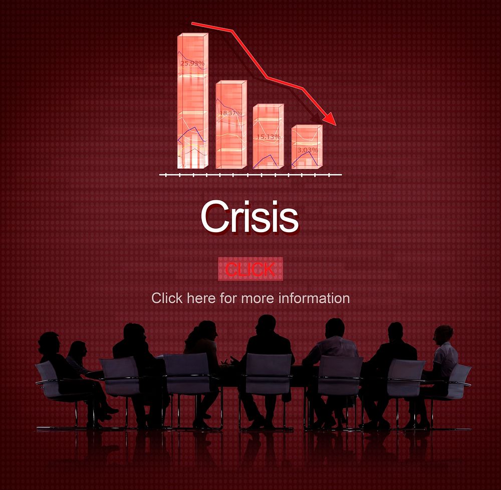 Crisis Critical Point Economy Emergency Risk Concept