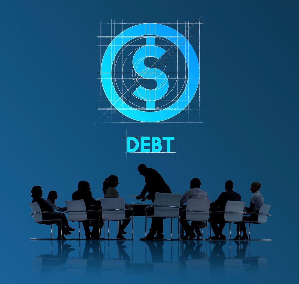 Debt Financial Money Technology Graphic Concept